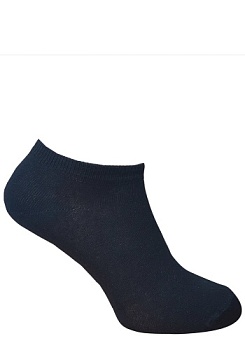 Состав: 
Хлопок 43%
Полиэфир 55 %
Эластан 2%
	Носки мужские однотонные укороченные из регенерированного хлопка.