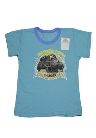 Состав:
Кулирка
Хлопок 100%
	Футболка детская с аппликацией.