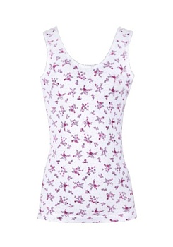 Состав:
Хлопок 95%
Эластан 5%
	Детская майка для девочек. 
