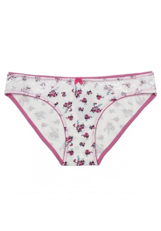 Состав:
Хлопок 95%,  
Эластан 5%
	Женские трусики.