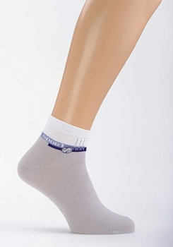 Состав: 
Хлопок 73%, 
Полиамид 25%, 
Эластан 2%
	Спортивный укороченный носок с двойным бортом.