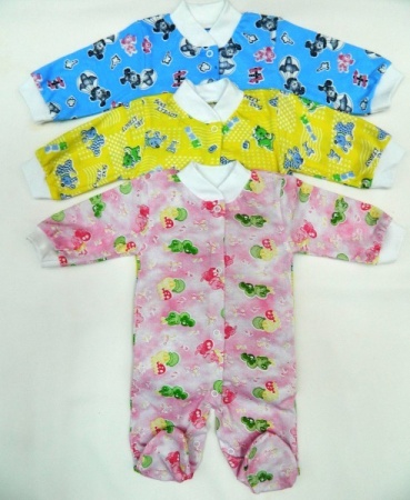 Состав: 
Хлопок 100%
Комбинезон для грудника с застежкой на кнопках. Особенности модели: длинный рукав, закрытые ножки. Крой изделия полностью соответствует параметрам тела новорожденного, не стесняя его движений и не доставляя дискомфорта. Такой эр