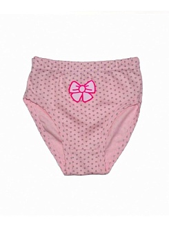 Состав:
Рибана
Хлопок 100%
	Детские трусы для девочки с набивным рисунком и апликацией. 