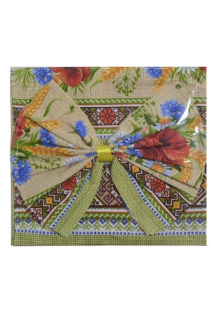 Состав:
Вафельное полотно
Хлопок 100%
	Набор кухонных полотенец, в упаковке 3 шт. 
Цвета в ассортименте. 