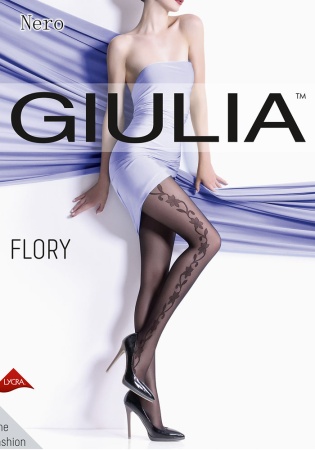 Состав:
Полиамид 92%
Эластан 7%
Хлопок 1%
	Прозрачные фантазийные колготки с оплетенной лайкрой, плотностью 40 ден, с х/б ластовицей, широким поясом и усиленными плоскими швами, сбоку по ноге тканый узор 