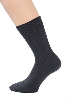 Состав:
Хлопок 80%
Полиамид 20%
	Носки мужские из хлопка с однобортной резиной, с рельефным рисунком и классической длиной паголенка.