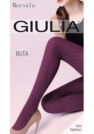 Состав:
Полиамид 94%
Эластан 6%
	Непрозрачные фантазийные колготки из микрофибры с 3D эластаном, плотностью 120 ден, с укрепленным мыском, ластовицей, широким поясом и плоским швом. По всей ноге модели размещен тканый узор в виде крупных уголков. Т