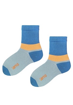 Состав:	
х/б - 75%, 
ПА - 23%, 
лайкра - 2%
	Носки детские 