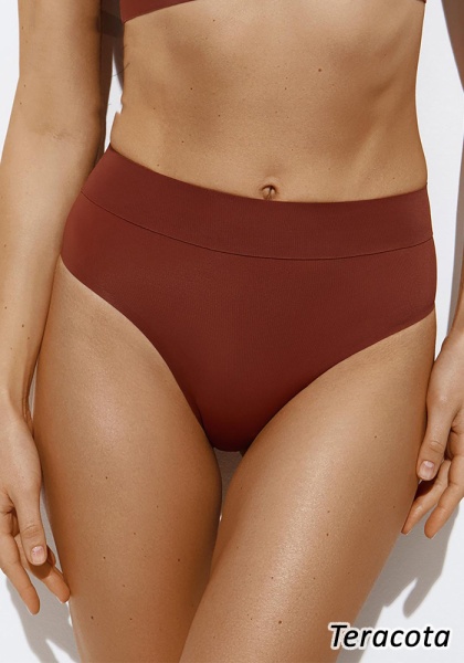 Omsa OmD 2241B Invisible Slip Alto трусы женские teracota