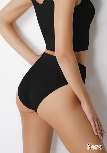 Omsa БOmD_S 2242-01SS Wafle Slip Alto трусы женские nero-2