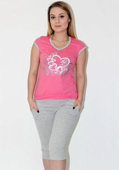 Состав:
Хлопок: 100%.
	Комплект женский.