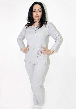 Состав:
Интерлок пенье
Хлопок: 100%.
	Комплект женский.