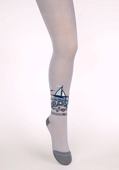 Состав: 
Хлопок 74%, 
Полиамид 24%, 
Эластан 2%
	Детские колготки с рисунком для мальчиков.