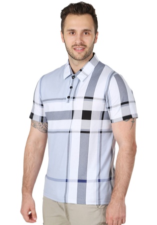 Состав:
Кулирка
Хлопок 100%
	Футболка полуприлегающего силуэта с коротким втачным рукавом, отложным воротником, на планках с застежкой на петли и пуговицы. Нижняя планка выполнена из отделочной ткани.

Обратите внимание: расцветка товара на сай