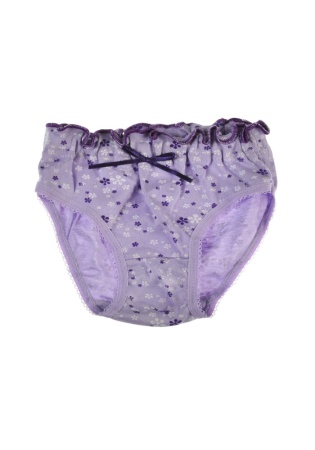 Состав:
Хлопок 100%
	Детские трусы для девочек с резиновым поясом. 