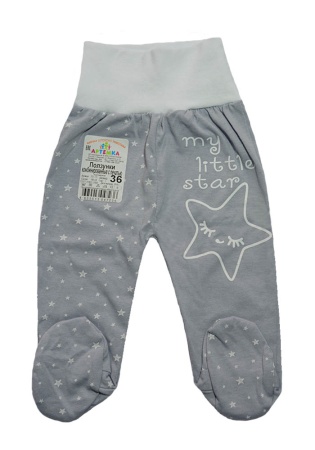 Состав:
Кулирка
Хлопок 100%
	Детские ползунки на резинке евро с печатью, комбинированные. 