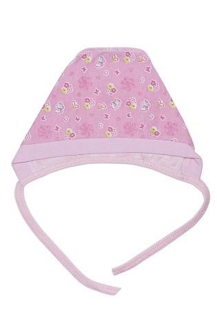 Состав:
Кулирка
Хлопок 100%
	Чепчик детский на завязках.