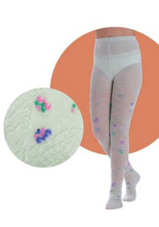 Состав: 
Хлопок 71%
Полиамид 27%
Эластан 2%
	Ажурные с рельефным рисунком 