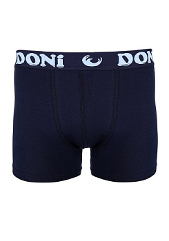 Состав:
Хлопок 95%
Эластан 5%
	Мужские трусы-боксеры из однотонного полотна, спереди двойной шов. Резинка пояса декорирована названием бренда. 