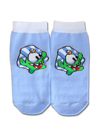 Состав:
Хлопок 80%
ПА 15%
Эластан 5%
	Носки демисезонные гладкого переплетения с вышивным рисунком забавного маленького монстрика-героя Английского мультсериала 