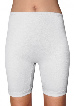 Состав:
Хлопок 95%
Эластан 5%
      Женские высокие панталоны белого цвета. 