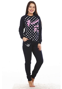 Состав:
Интерлок
	Костюм женский состоит из толстовки и брюк.