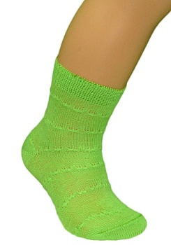 Состав: 
Хлопок 100%
	Детские носки из хлопка. Рисунок с ажурным эффектом.