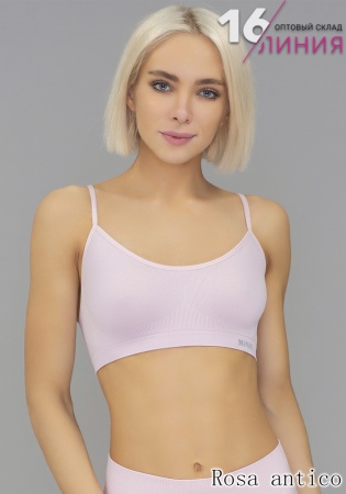 Minimi MA121 майка Топ rosa antico
