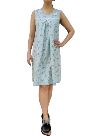 Состав:
Хлопок 100%
	Женская ночная сорочка на широких лямках. 

Обратите внимание: расцветка товара на сайте может отличаться от фактической расцветки. Оптовый склад оставляет за собой право поставить товар любого цвета, который имеется на данн