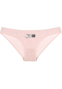 Состав:
Хлопок 95%
Эластан 5%
      Женские трусы-слипы со средней посадкой. Спереди украшен рисунком 