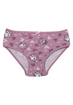 Состав:
Хлопок 95%
Эластан 5%
	Детские трусы для девочек. 