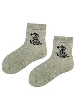 Состав:	
х/б - 75%, 
ПА - 23%,
лайкра - 2%
	Носки детские 