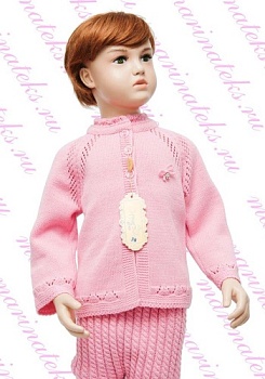  Кофта для девочек КФД-968
Состав: 30% шерсть, 70% акрил