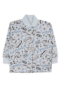 Состав:
Футер 
Хлопок 100%
	Кофточка ясельная, утепленная футером, на кнопках, с манжетами на рукавах.