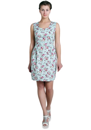 Состав:
Ситец
Хлопок 100% 
	Женское платье 