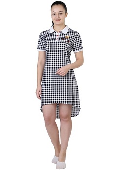 Состав:
Кулирное полотно 
Хлопок 100%
	Халат женский 