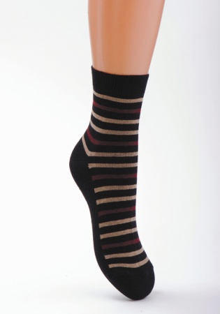 Состав: 
Хлопок 70%, 
Полиамид 28%, 
Эластан 2%
	Носки с рисунком 