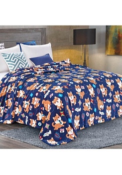 Материал:
Велсофт
Полиэстер 100%
	Пледы серии 