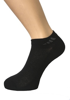 Состав:
Хлопок 70%
Полаимид 26%
Эластан 4%
	Спортивный, укороченный, летний носок с перфорацией по всему изделию и рисунком на резине.