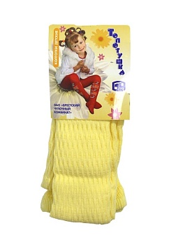 Состав:
Хлопок 72%
Полиамид 26%
Эластан 2%
	Детские однотонные колготки для девочки. 