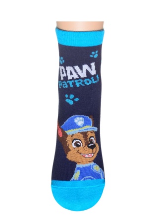 Состав:
Хлопок 62%
Полиамид 21%
Полипропилен 15%
Эластан 2%
     Детские демисезонные носки с персонажем Гонщик из коллекции 