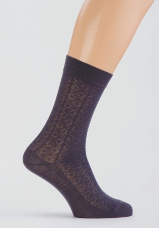 Состав: 
Хлопок 60%, 
Полиамид 40%
	Тонкие летние ажурные носки.