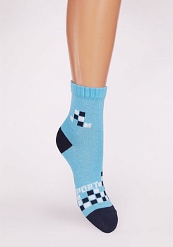 Состав:
Хлопок: 85%, 
Полиамид: 14%, 
Эластан: 1%.
	Демисезонные носки, подходят для занятий спортом.