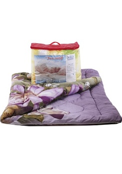 Ткань:
Микросатин (ПЭ 100%)
Наполнитель:
Эколайф
     Мягкое, легкое, пышное, зимнее одеяло в чехле из микросатина ( 100% пэ) согреет  в любое время года.
Наполнитель 