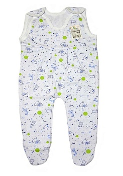 Состав:
Футер
Хлопок 100%
	Тёплые ползунки на кнопках.