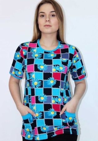 Состав: 
Хлопок 100% 
	Футболка женская.