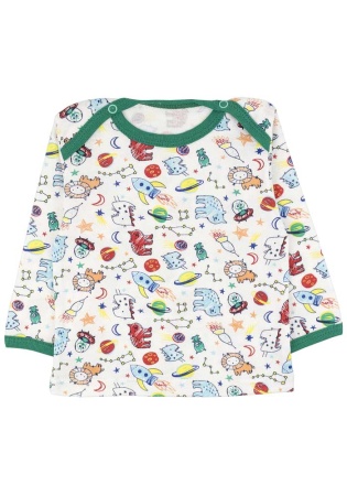 Состав:
Рибана-пенье 
Хлопок 100%
	Детский джемпер с длинным рукавом. Ворот-лодочка. 