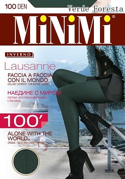 Состав:
Полиамид 94%
Эластан 6%
	.Непрозрачные фантазийные колготки из эластичной микрофибры, плотностью 100 ден, с комфортным широким поясом, гигиеничной ластовицей и плоскими швами. Вся нога модели украшена рельефным узором 