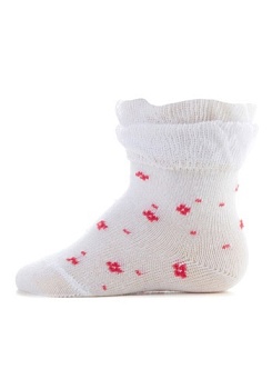 Состав: 
Хлопок: 72%, 
ПА: 23%,
ПП: 3%,
Эластан: 2%.
	Носки детские с эластаном для девочек.