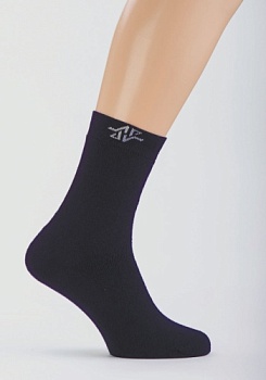 Состав: 
Хлопок 70%, 
Полиамид 30%
	Зимний плюшеый носок с двойным бортом и рисунком на бортике.